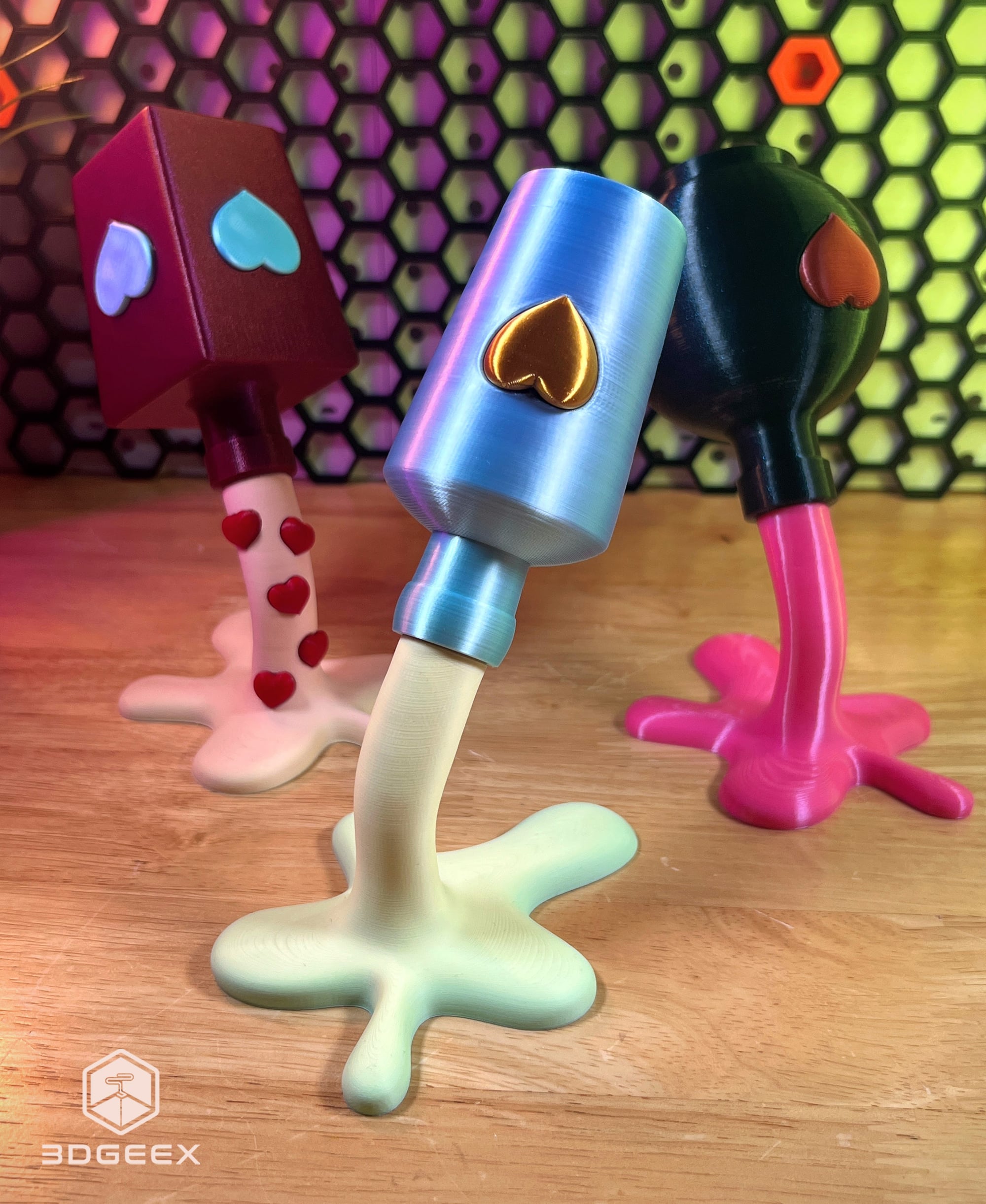 Floating Love Potions 3d model