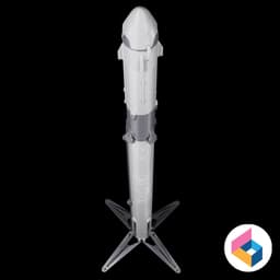 Space X Falcon 9 Rocket 3d model