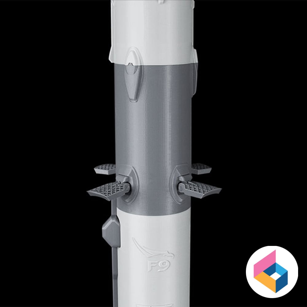 Space X Falcon 9 Rocket 3d model