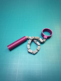 Ringchaku Spinning Fidget Toy 3d model