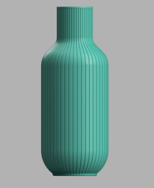 Vertical Patterned Vase 3d model