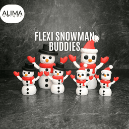 Flexi Snowman Buddies 3d model
