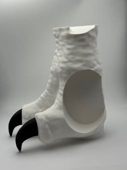 Raptor Claw Headset Stand 3d model