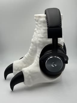 Raptor Claw Headset Stand 3d model