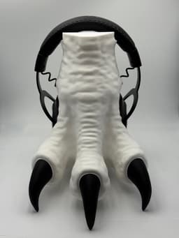 Raptor Claw Headset Stand 3d model