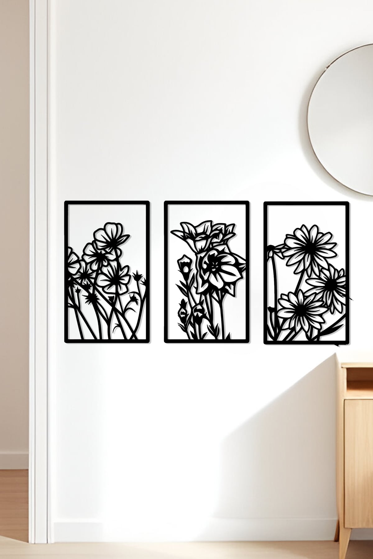 Flower Wall Art, Wall Decor, Home Decor 3d model
