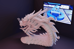 Escultura cabeca dragao.stl 3d model