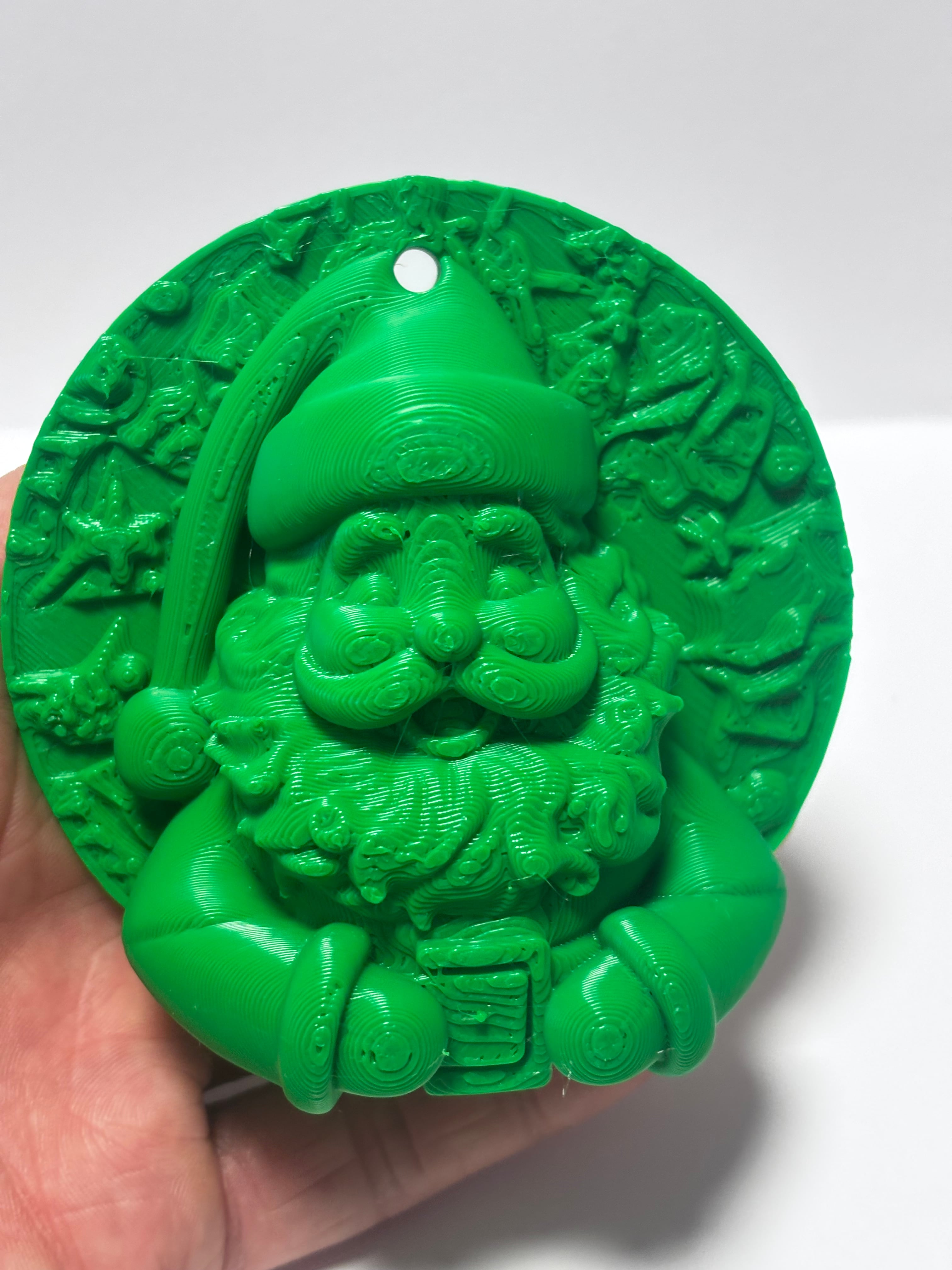 Santa claus tree ornament 3d model