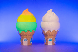 Ice Cream Fairy house Lamp 3d model