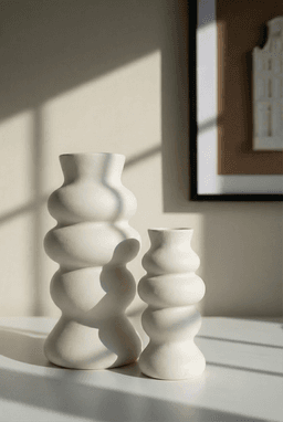 ORGANIC CLAY CAIRN VASE 3d model