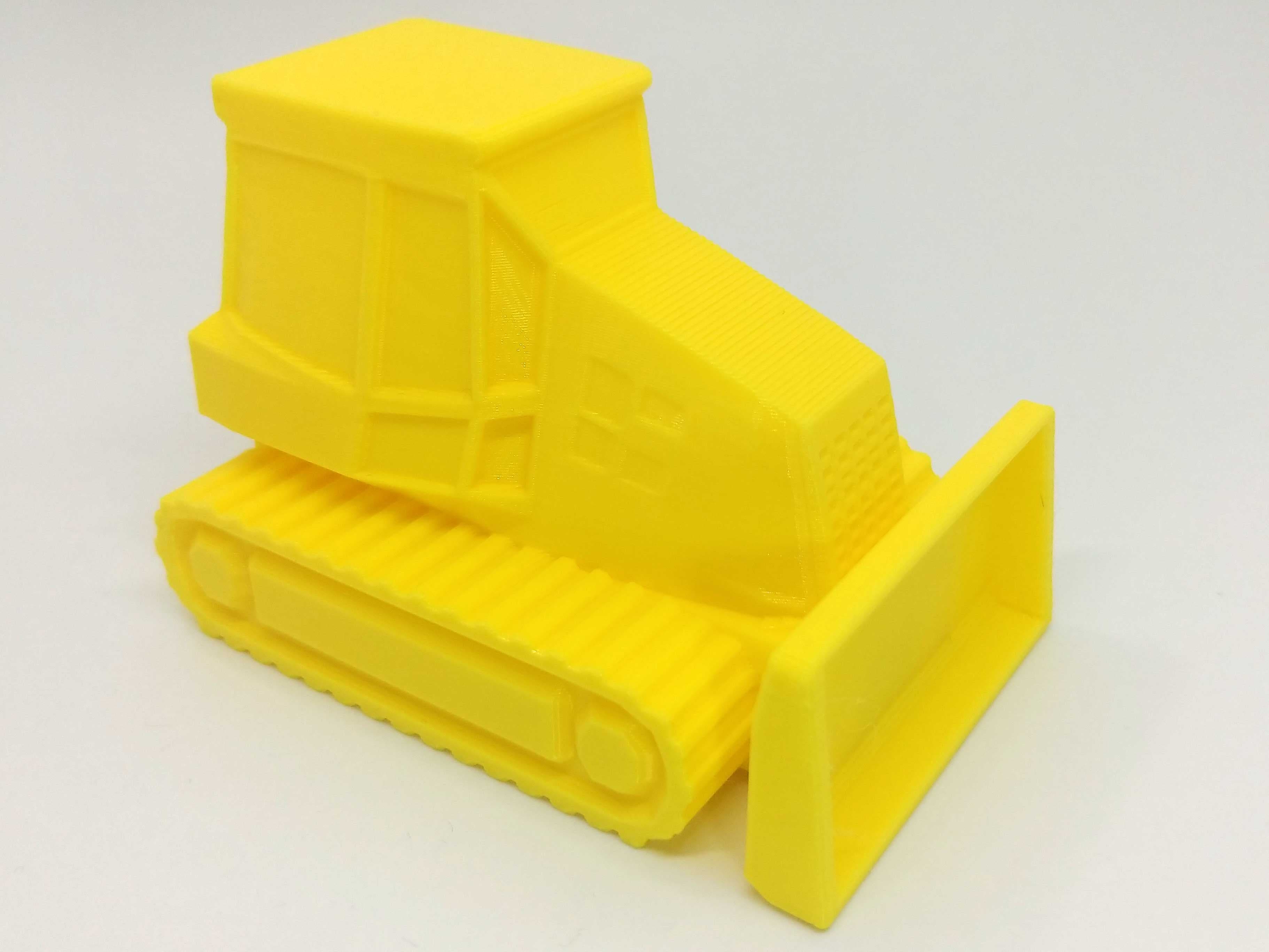 Low Poly Bulldozer 3d model