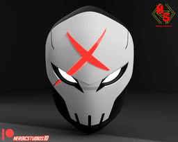 Red X Helmet 3d model