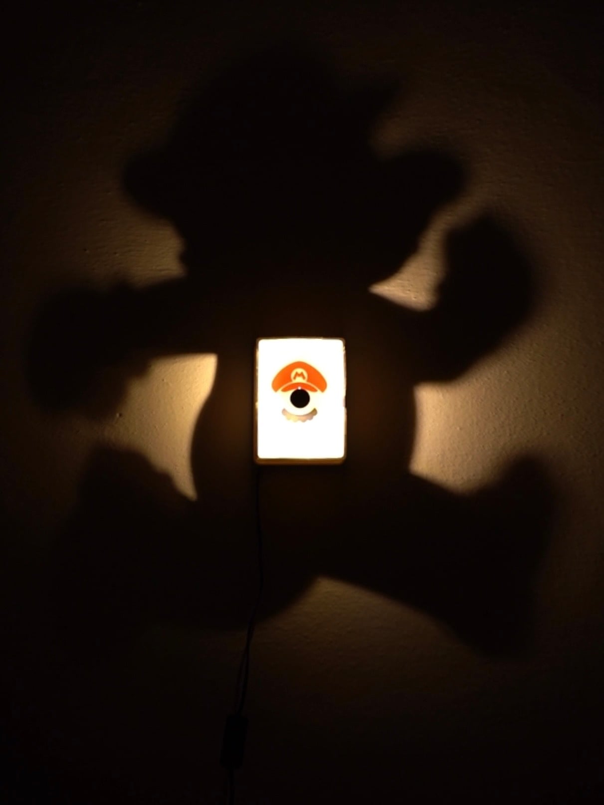 Super Mario Shadow Box Lamp 3d model
