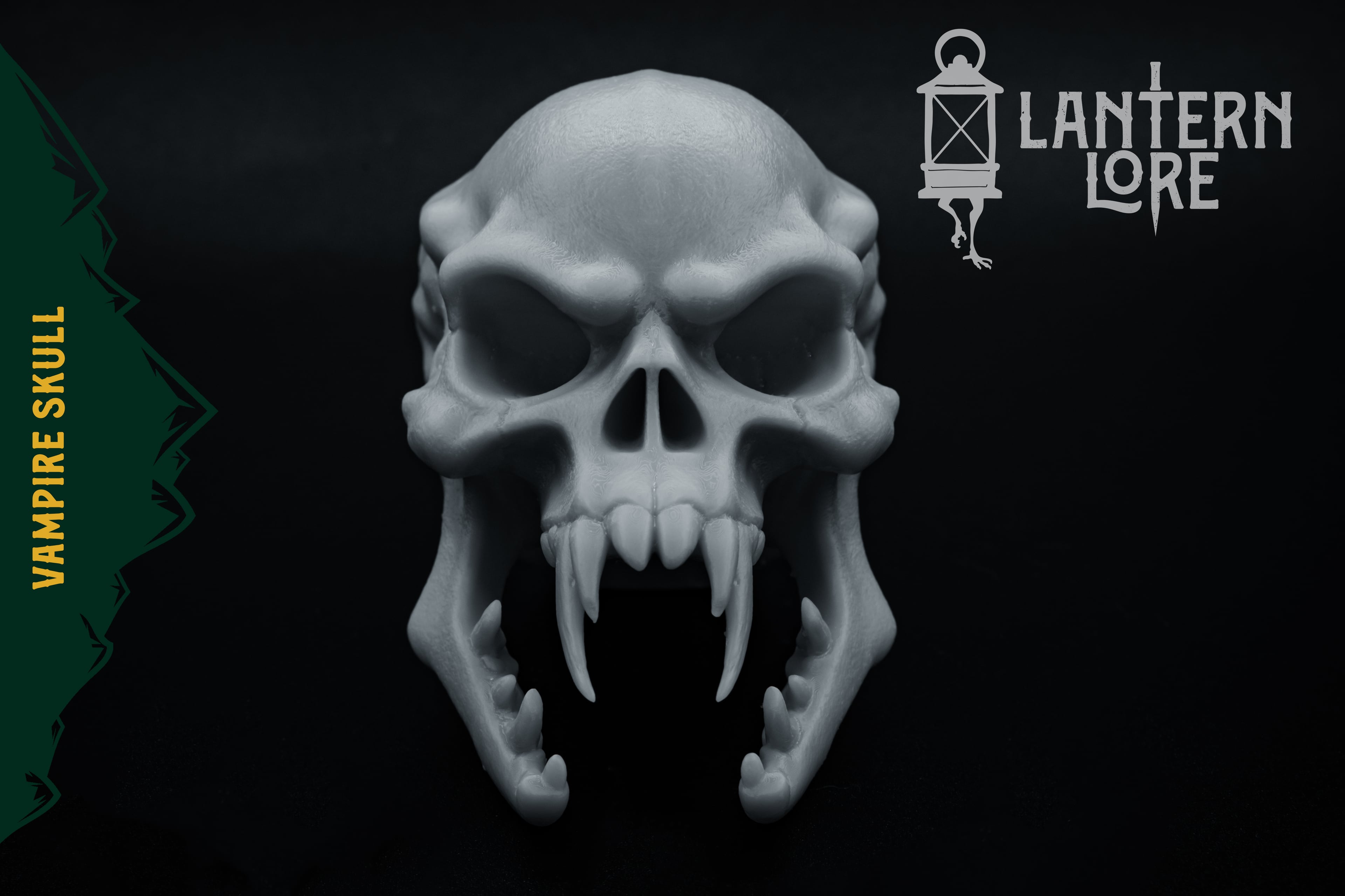 Vamp Skull (Pre Supported) 3d model