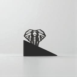 Door Stop, Elephant Door Stopper, Door Back, 2 Different Models 3d model