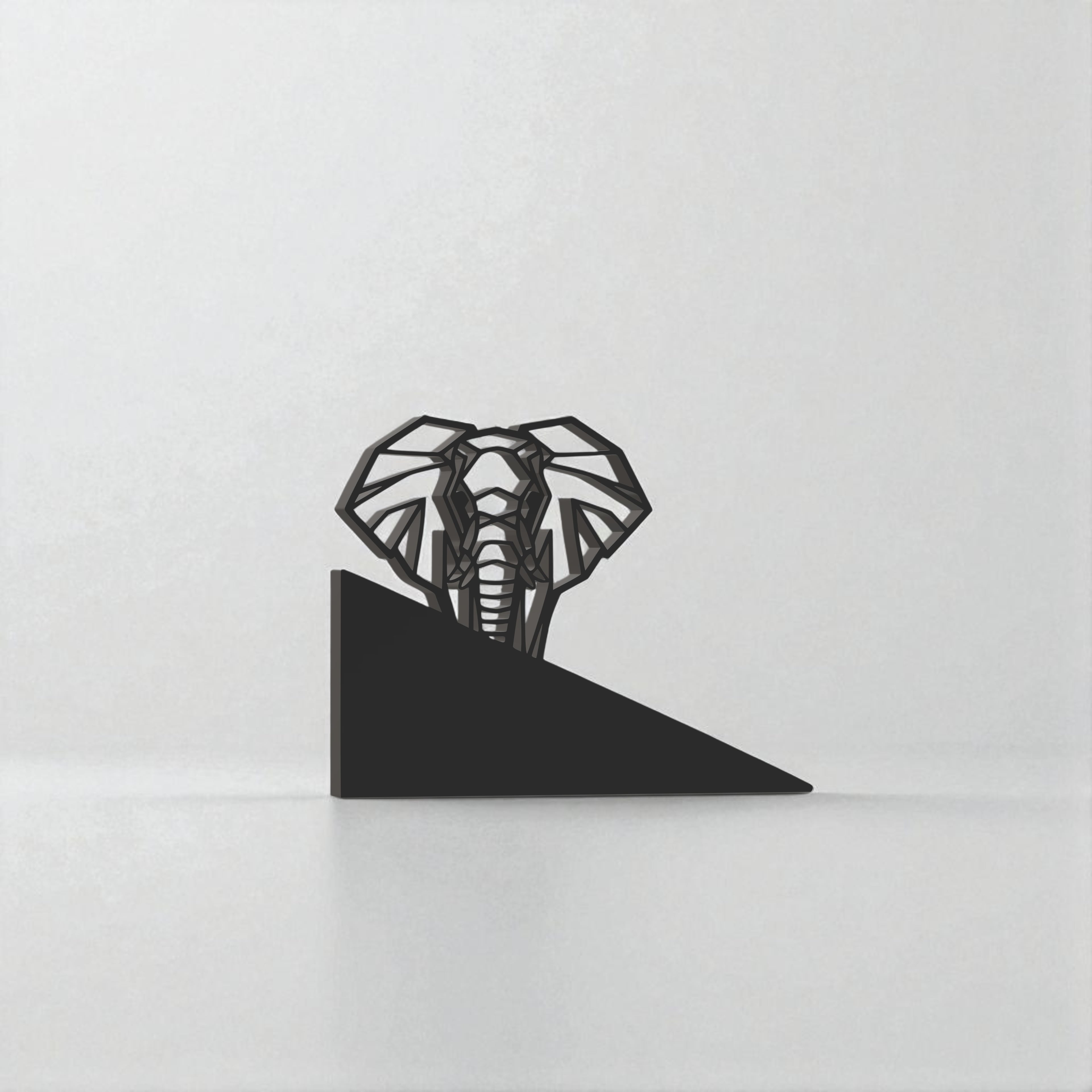 Door Stop, Elephant Door Stopper, Door Back, 2 Different Models 3d model