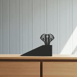 Door Stop, Elephant Door Stopper, Door Back, 2 Different Models 3d model