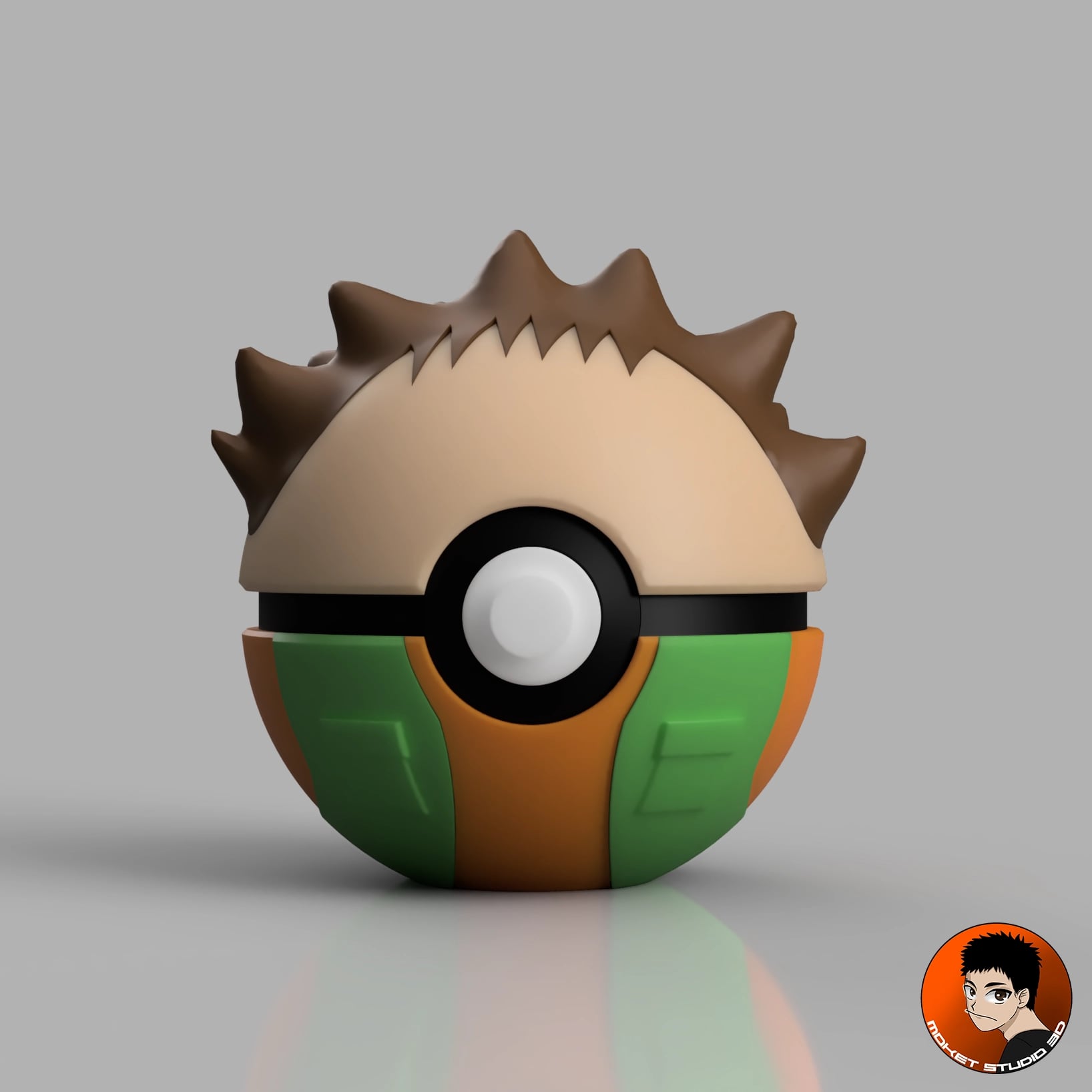 Brock Pokeball 3d model