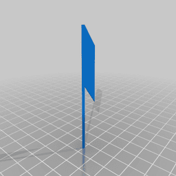 Danger stripes mod for 3D-printer profile 3d model