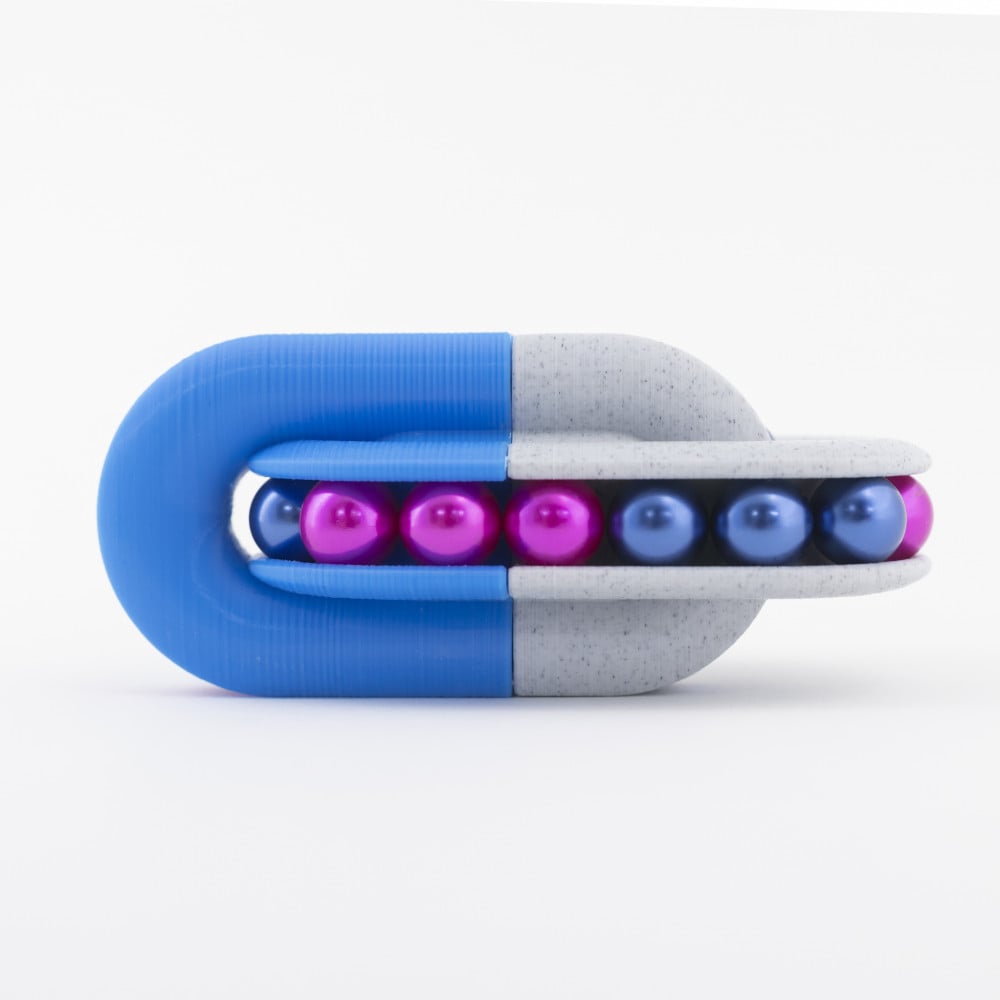 the CHAIN // Twisting Marble Puzzle 3d model