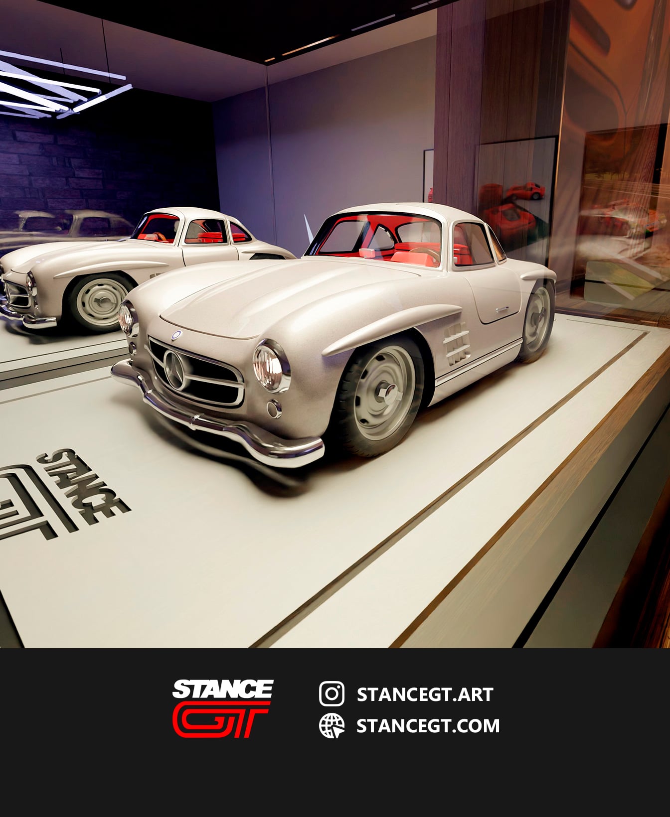 Mercedes 300SL | Model Kit Car 3d model