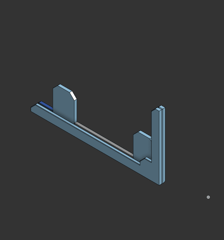 Multiboard Print Sheet Holder - Left Hand - 1 Slot 3d model