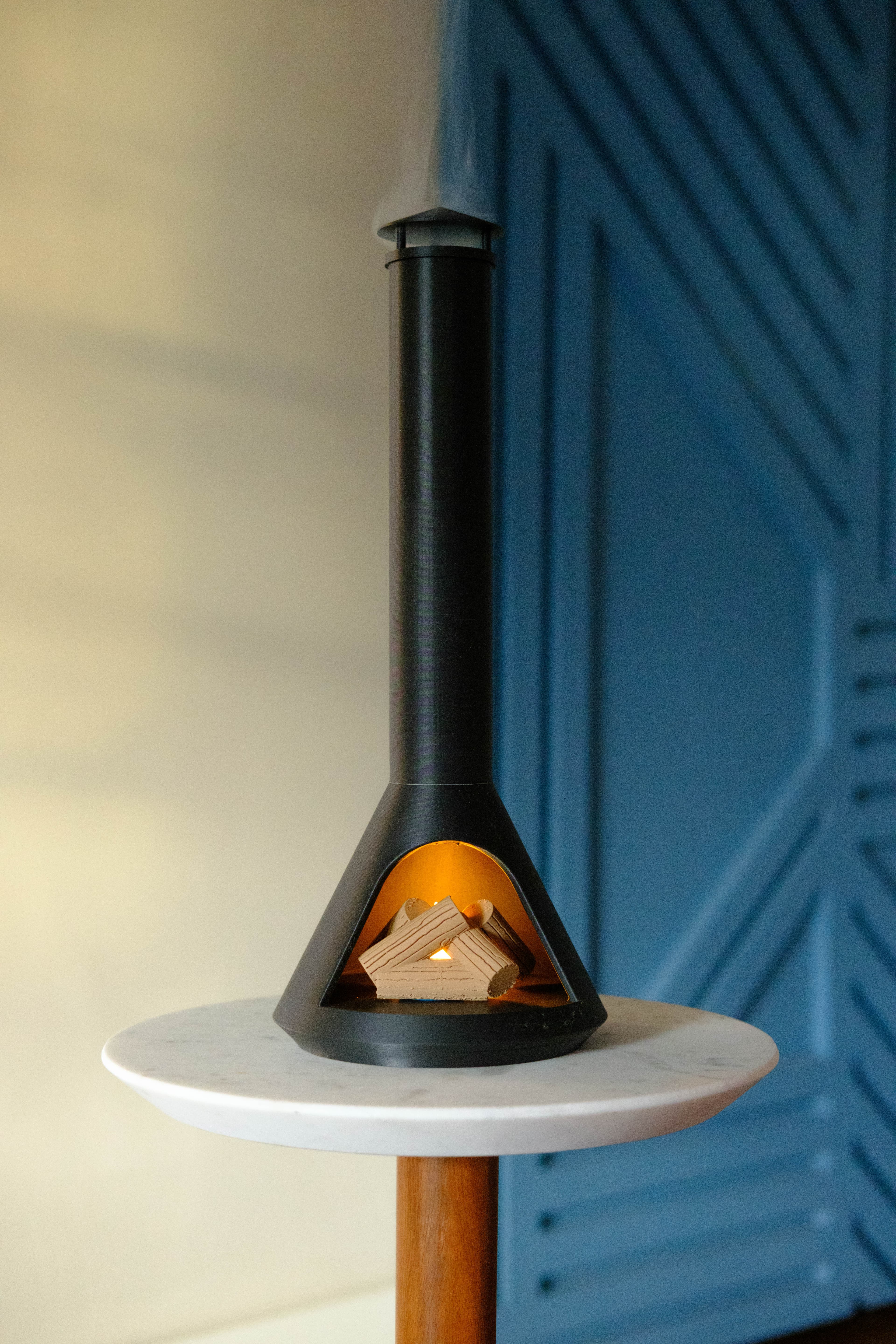 Lovely print. Added a small chimney cap to match a ceramic model we own.