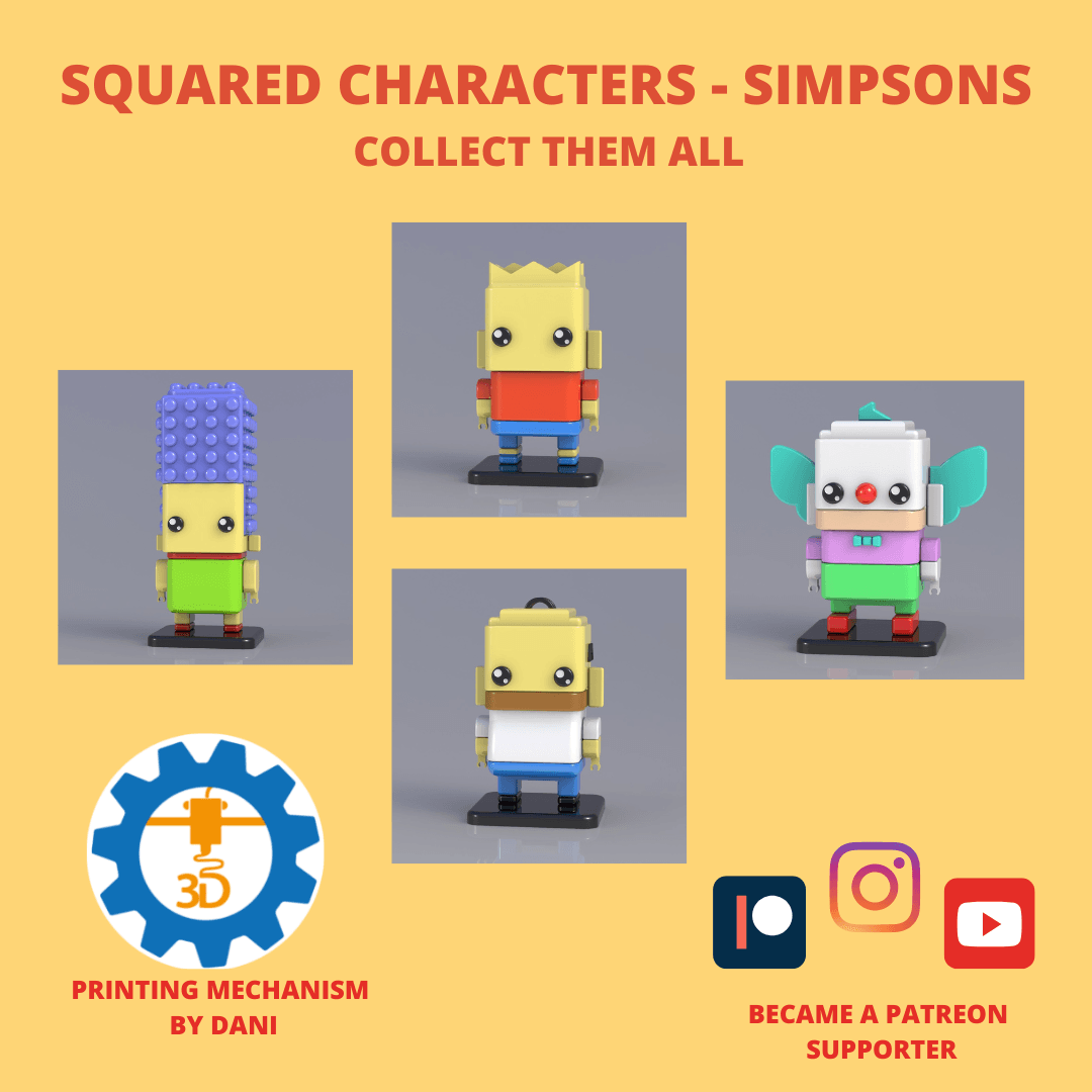 SQUARED AMONG US CHARACTER 3d model