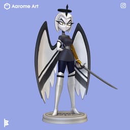 Lute Hazbin Hotel 3d model