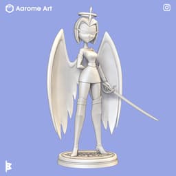 Lute Hazbin Hotel 3d model