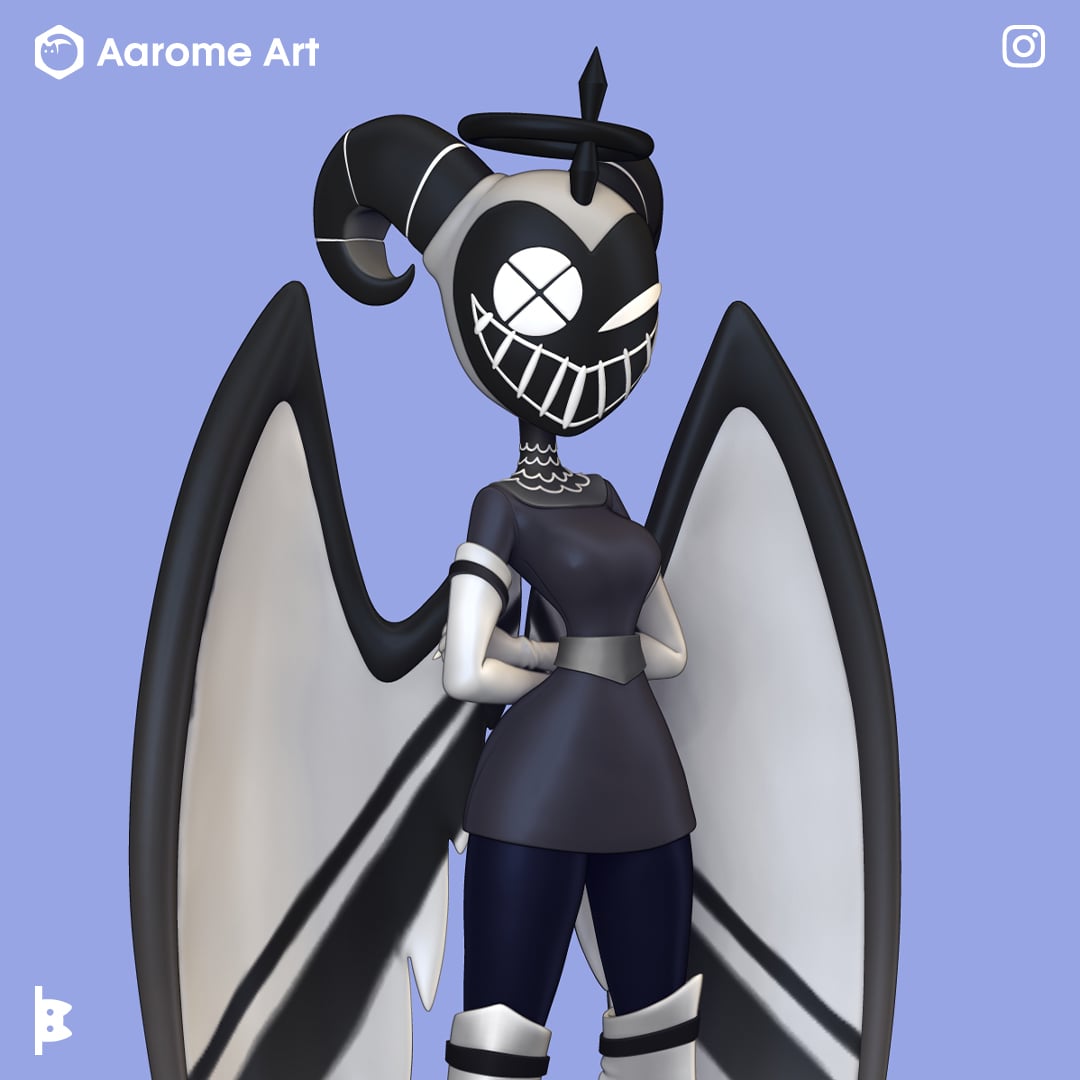 Lute Hazbin Hotel 3d model
