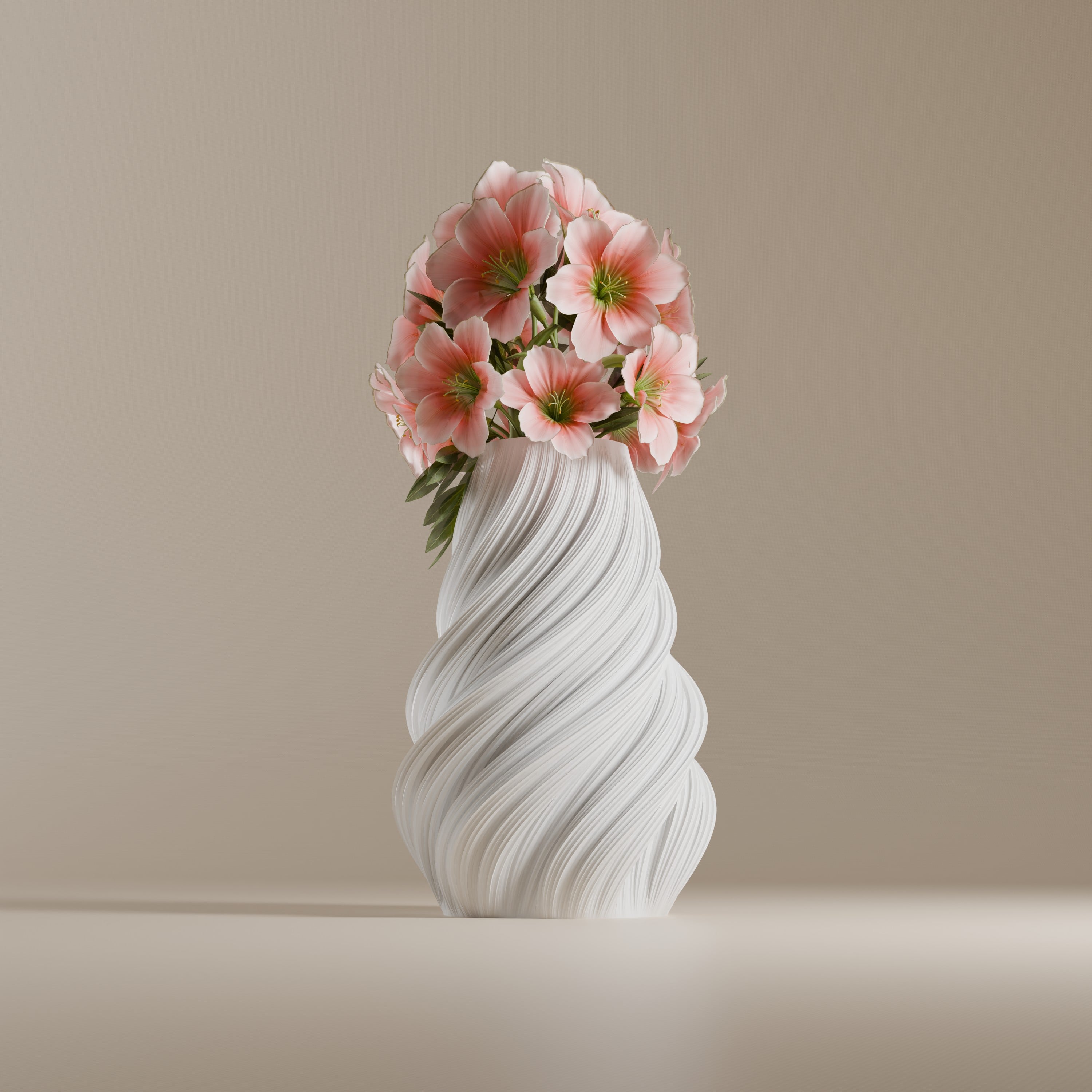 Vase - Flowform Vortex 3d model