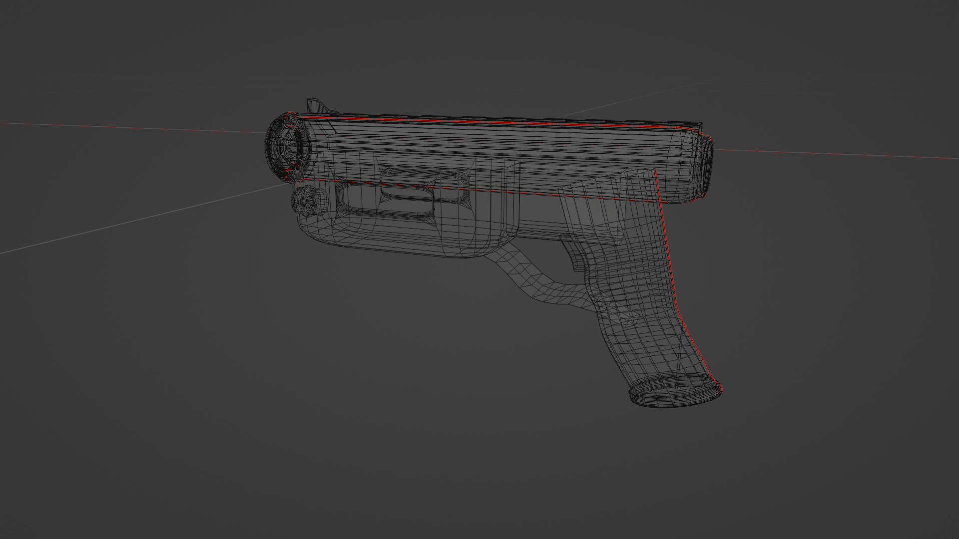 COMPACT LASER PISTOL 3d model