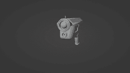 COMPACT LASER PISTOL 3d model