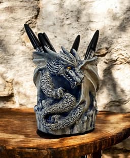 Dragon Pen Pot Holder 3d model