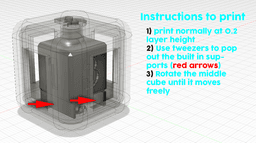 The Magnificent Spinning Dice 3d model
