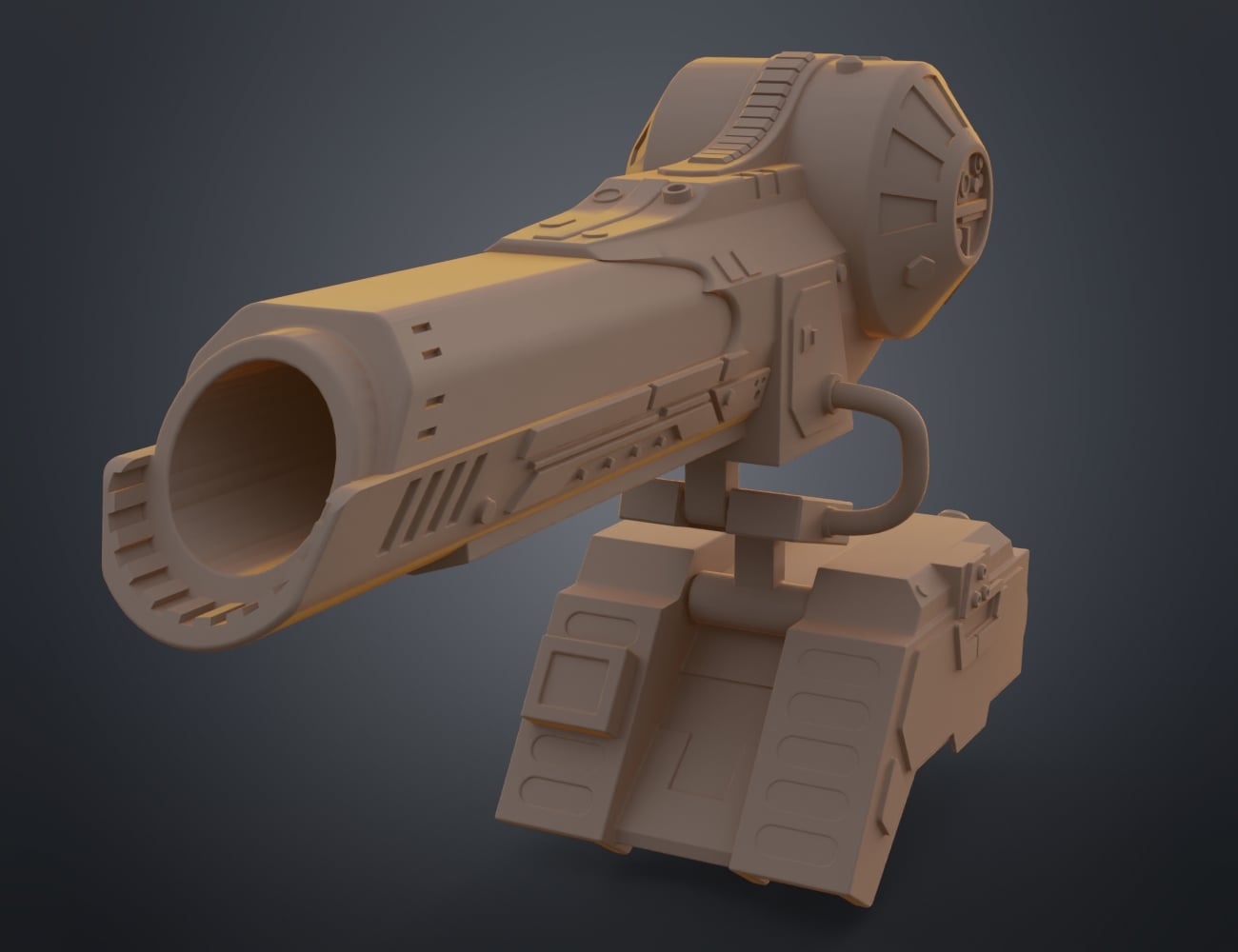 Jungle Hunter Predator Plasmacaster 3d model