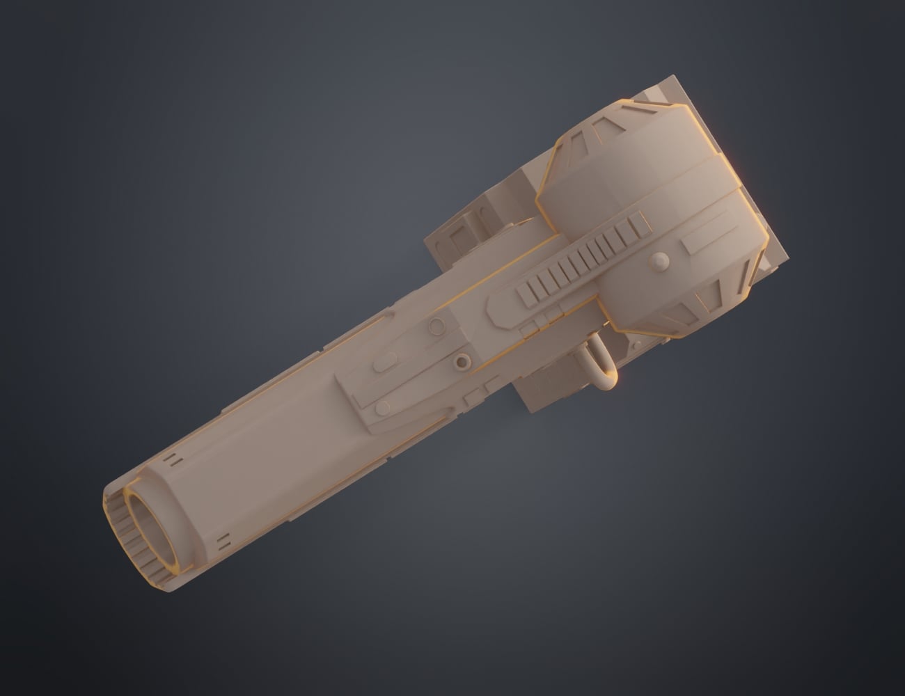 Jungle Hunter Predator Plasmacaster 3d model