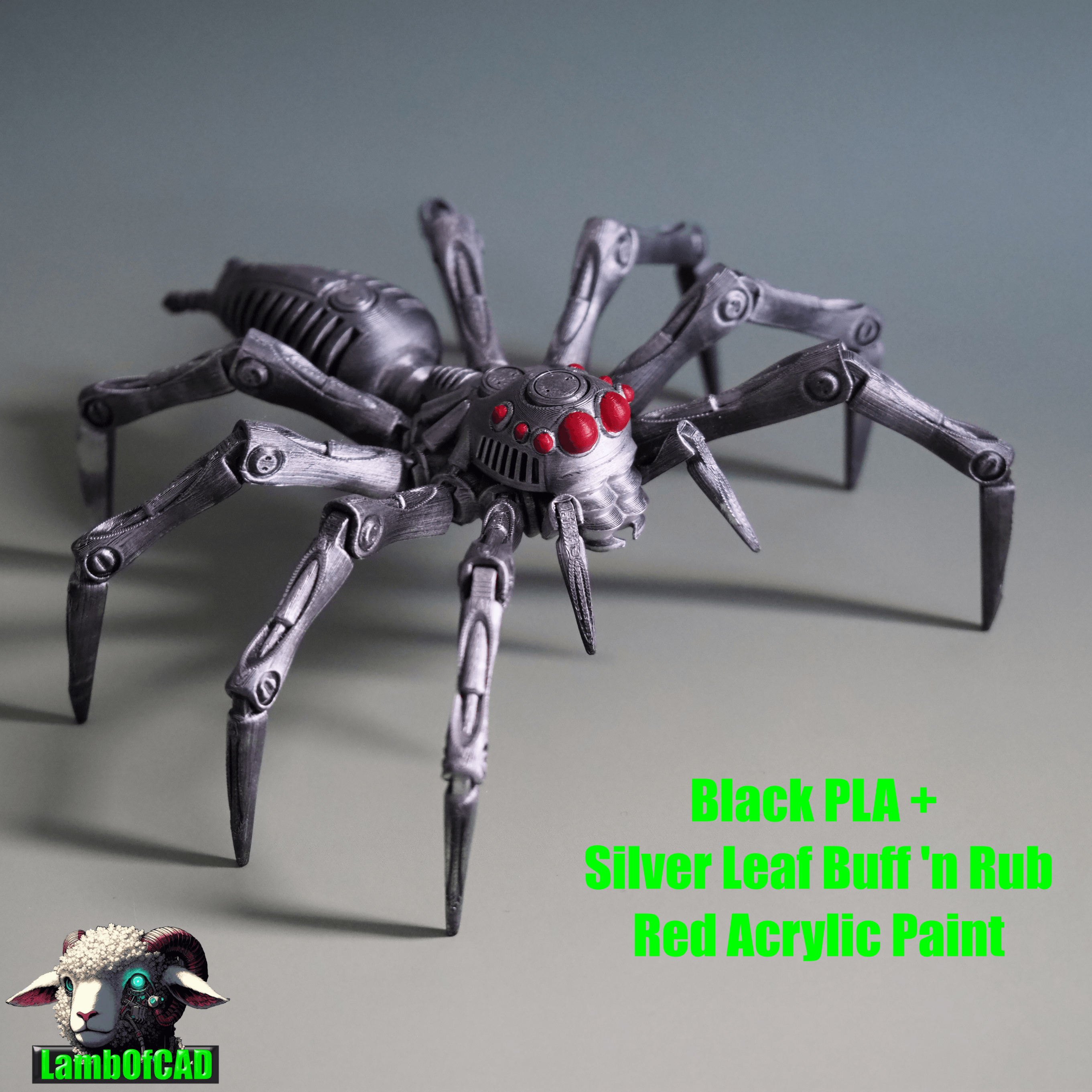 Robotic Jumping Spider 3d model