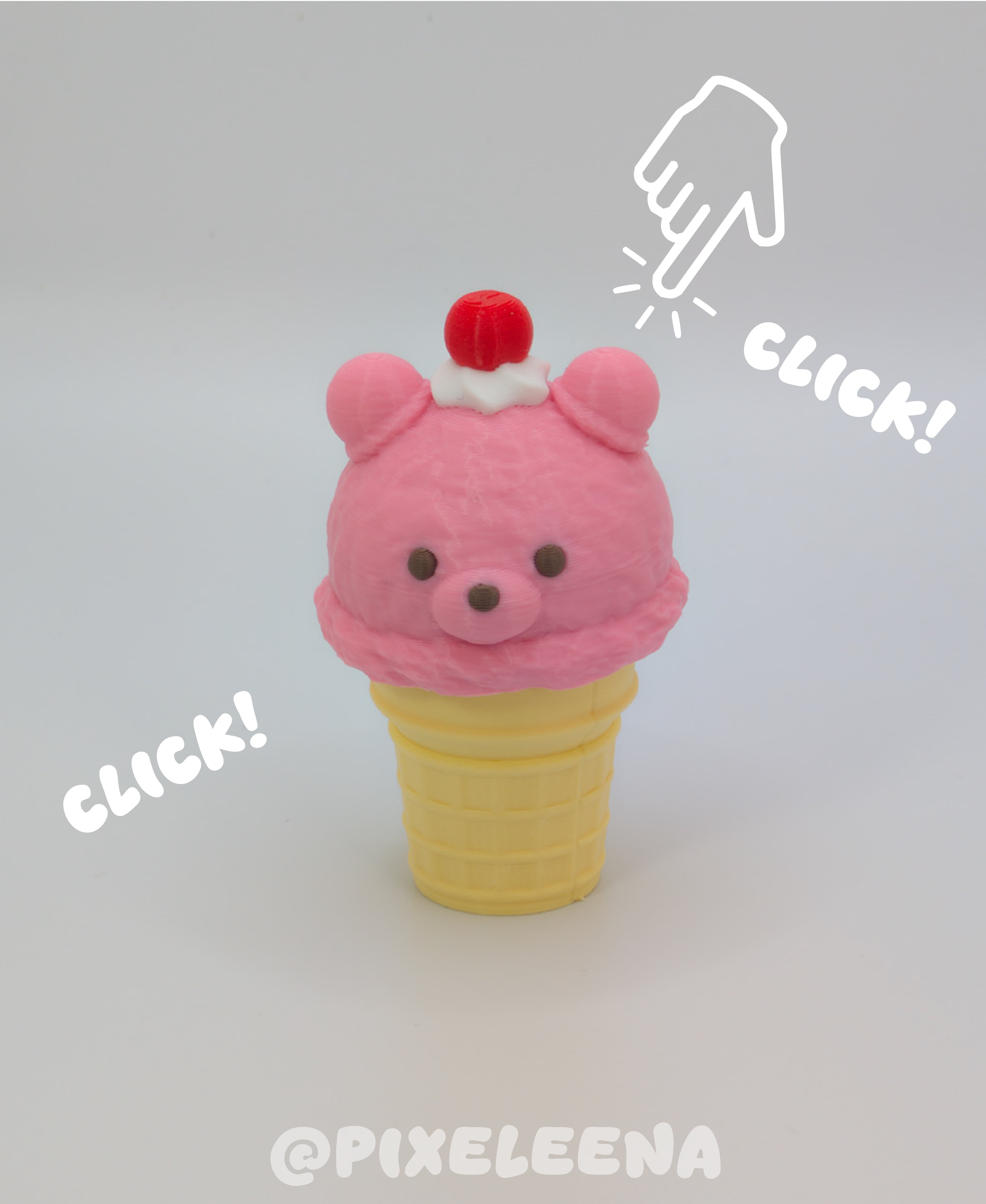 Bear Ice Cream Clicker 3d model