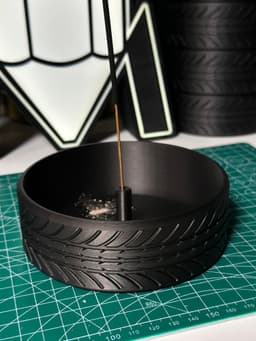 Tire Incence Holder Tray 3d model