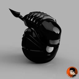Xenomorph Pokeball 3d model