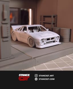 037 Rally Car | Model Kit Car 3d model