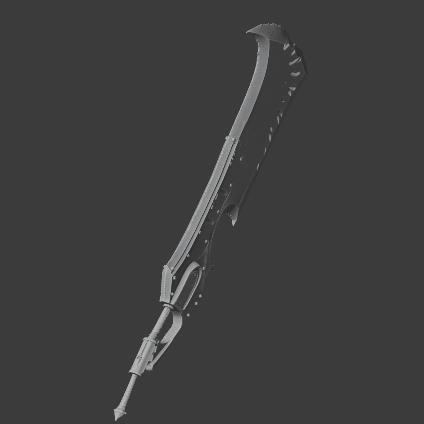 Buster Sword I Monster Hunter Wilds 3d model