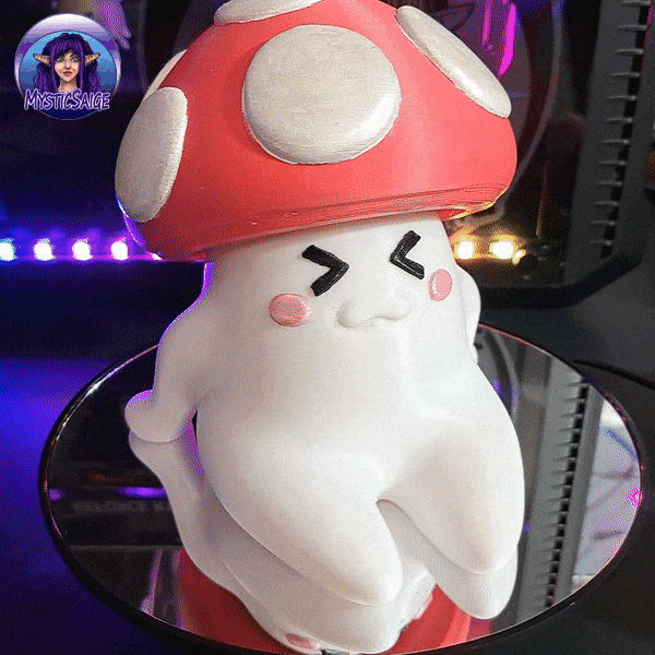 Mushroom Container 3d model