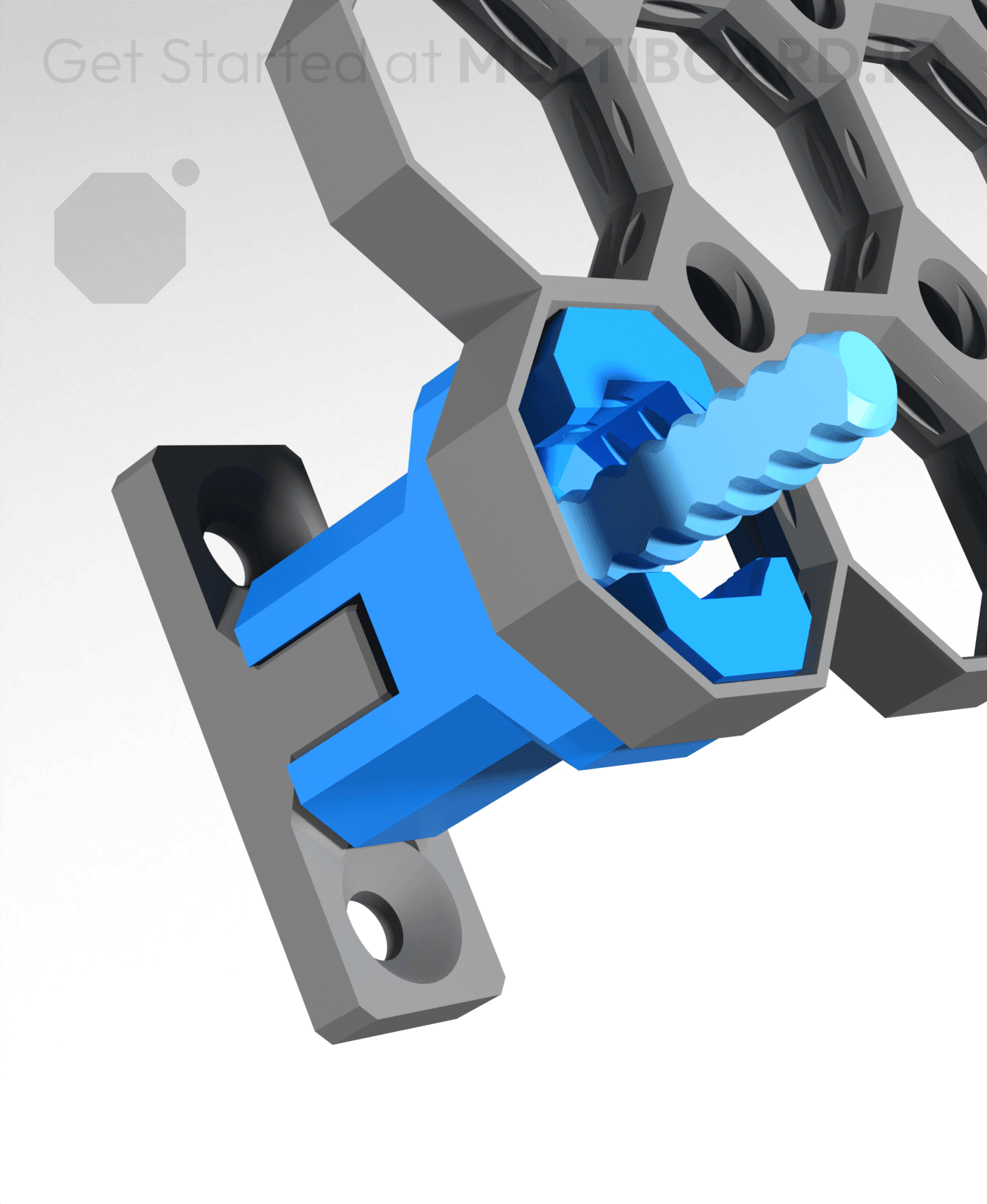 Bolt-Lock Mounts - Legacy Installation Tool 3d model