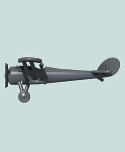 1:144 Nieuport 28 3d model