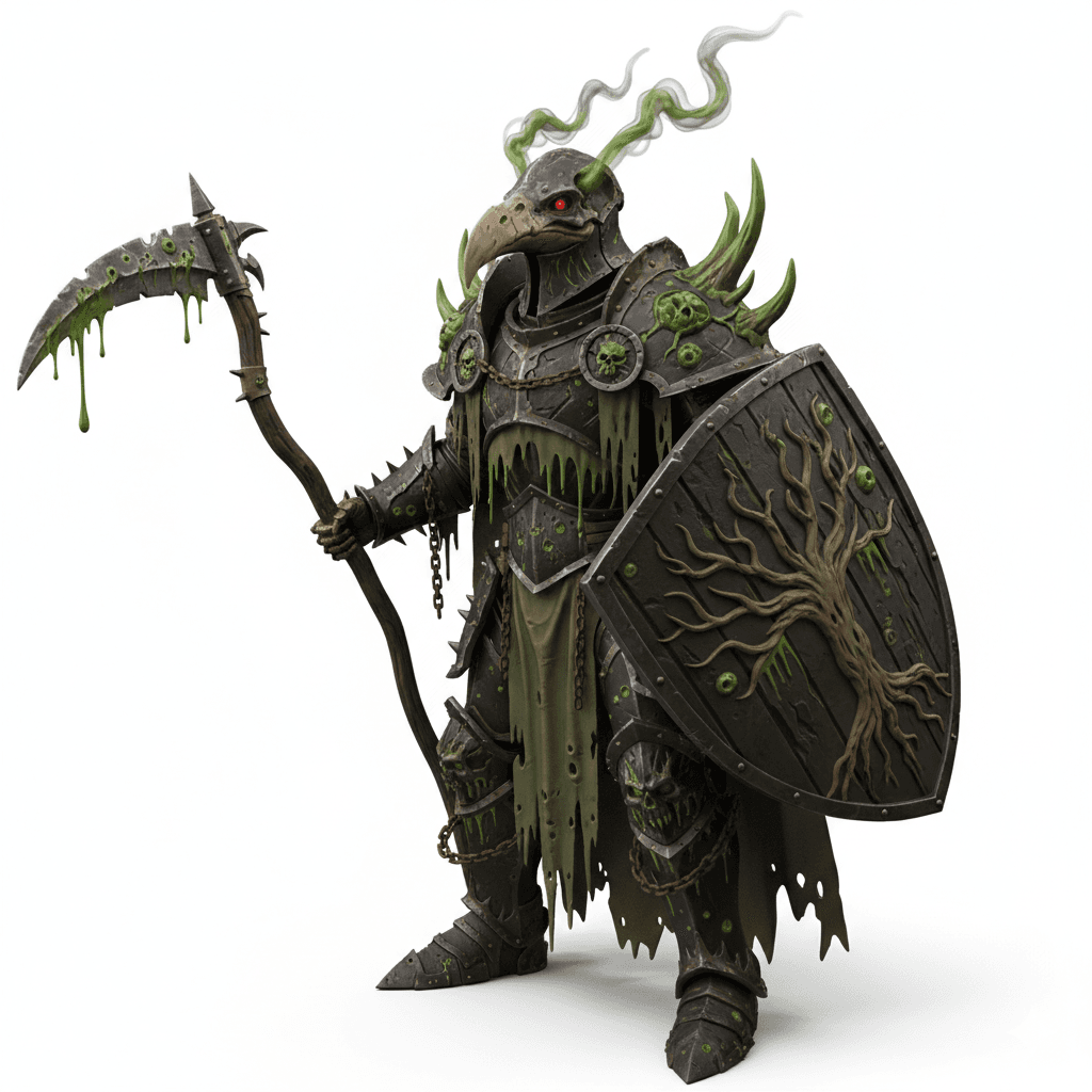 Pestilence Dark Crusader Knight Warrior 3d model