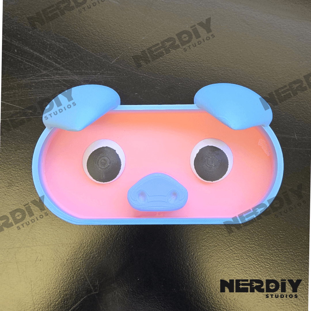 Pig Glasses Tray 3d model