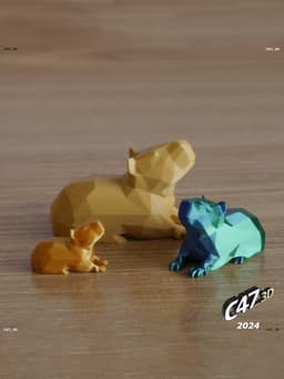 Capybara Phone Holder 3d model